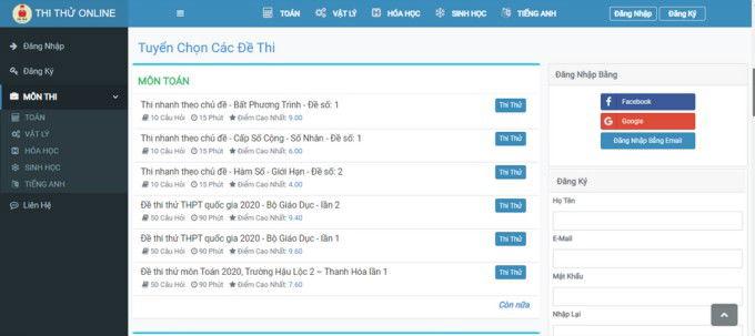 Thi Thử Online