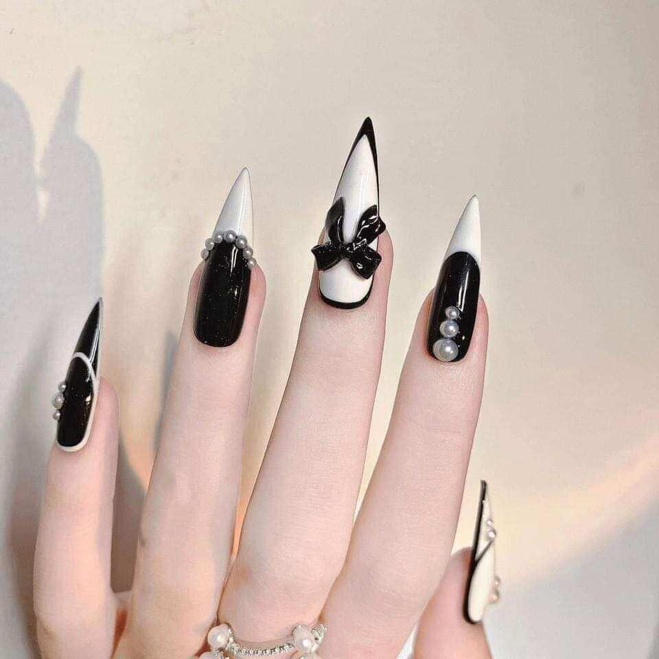 nail box fom nhọn móng thiết kế hộp 10 móng | Lazada.vn