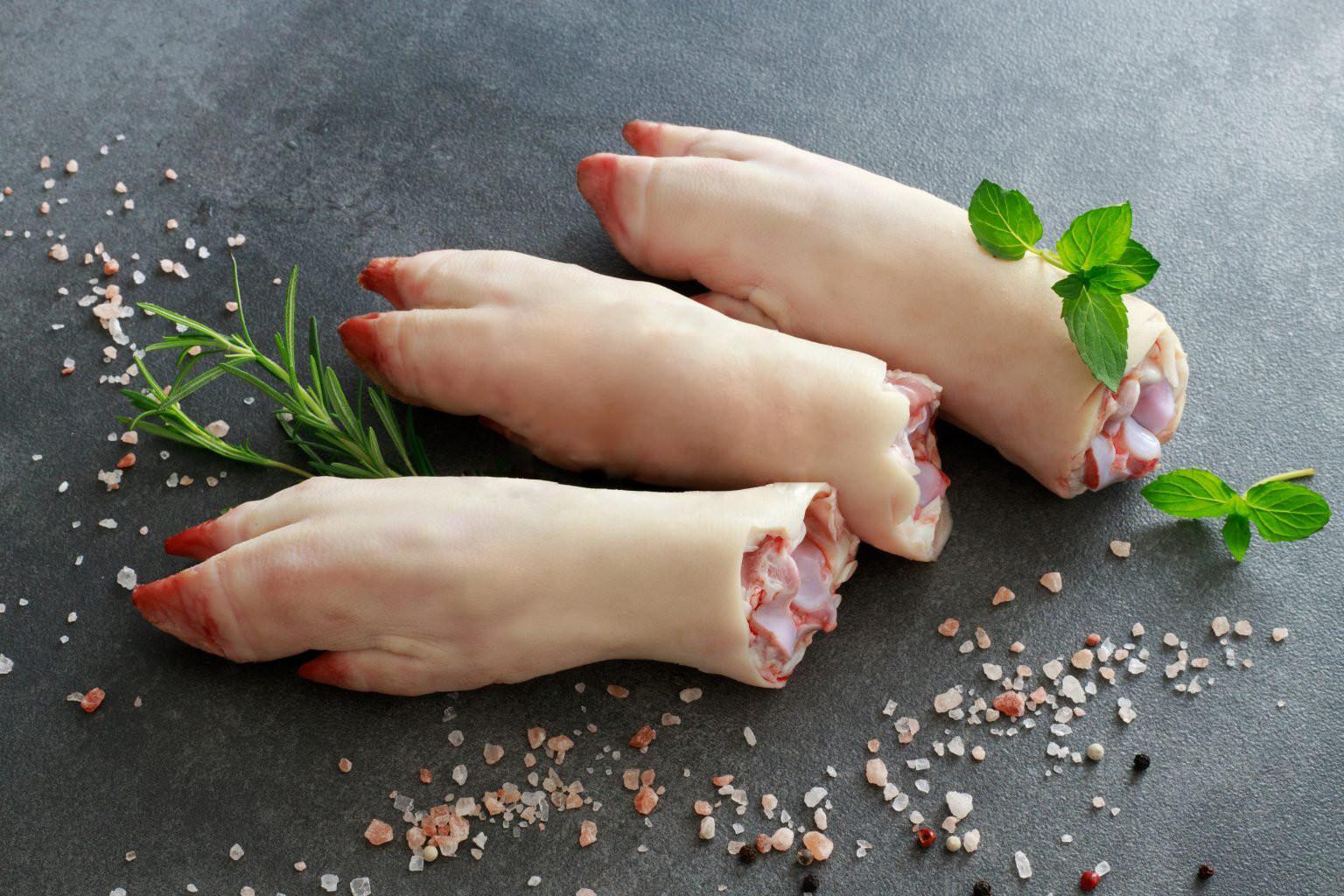 chân giò hầm tiêu xanh