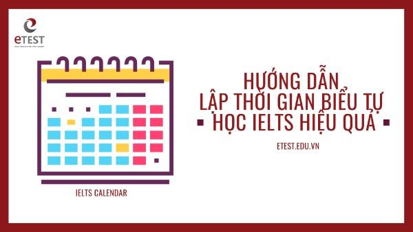 thời gian biểu học ielts
